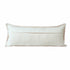 14" X 36" Light Blue 100% Cotton Zippered Pillow